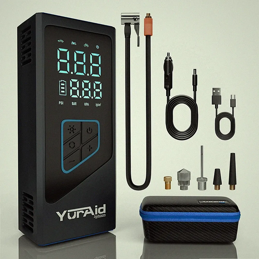 150 PSI Air Compressor Tire Inflator Air Pump Fits Car Moto Bike Tires Portable