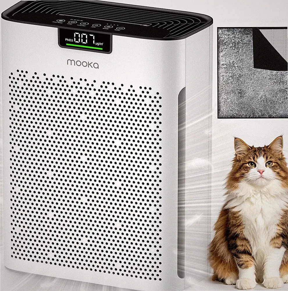 Air Purifiers for Home Large Room 2200 Ft² with Washable Filters MOOKA HEPA NEW