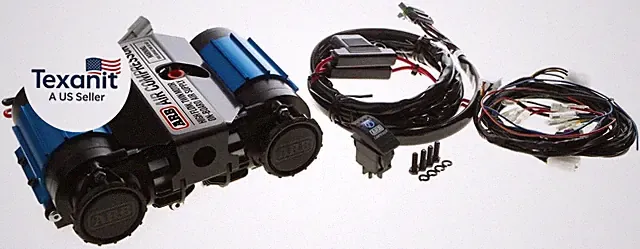 CKMTA12 '12V' On-Board Twin High Performance Air Compressor, Ideal for Air Locke