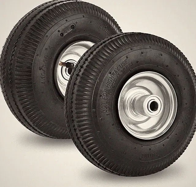 Hand Truck Replacement Tires 4.10/3.50-4 Heavy Duty Pneumatic Wheels 10 Inches