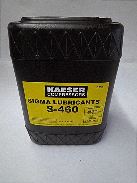 Kaeser Compressors S-460 Oil 5 Gallons Part #10442 FACTORY SEALED, UNOPENED