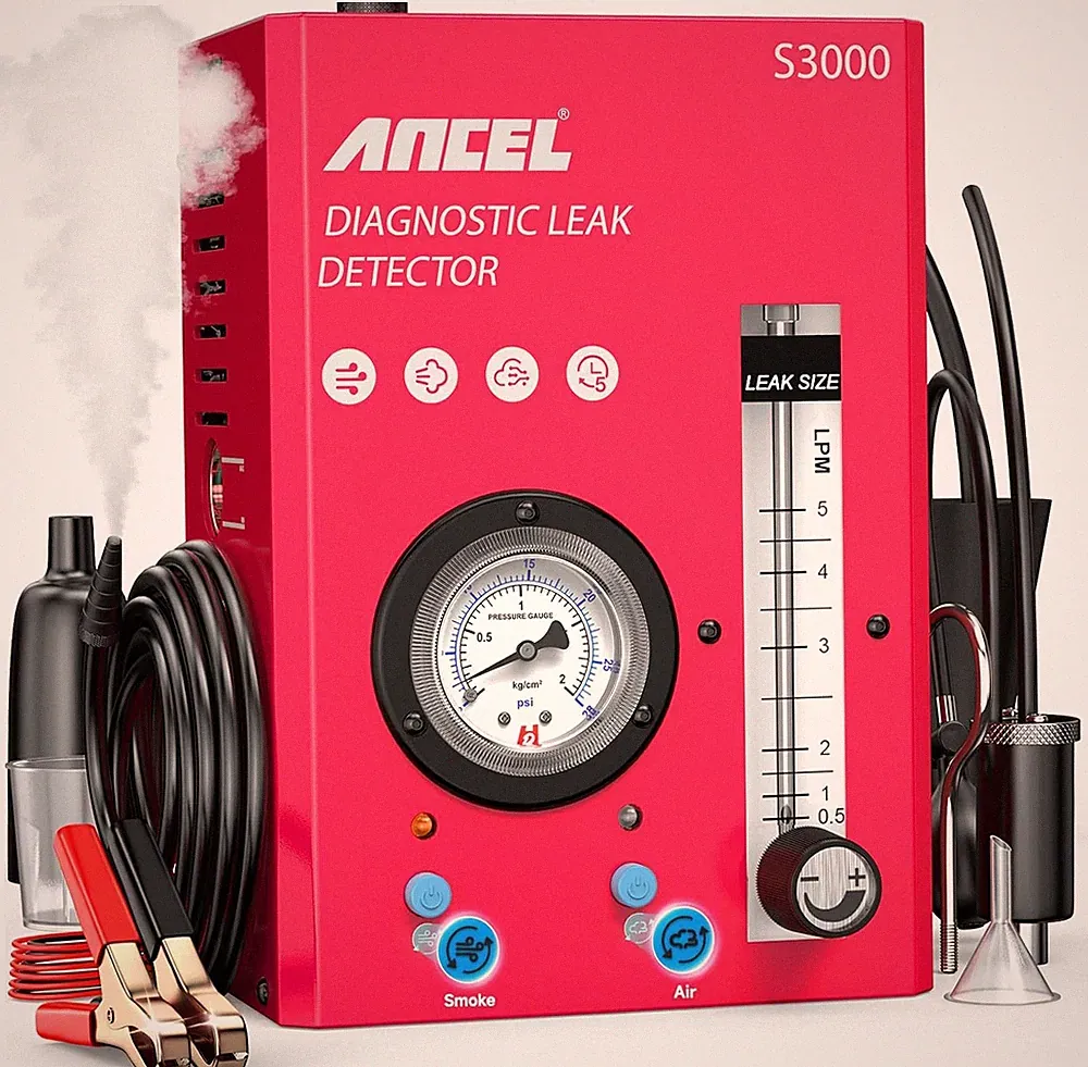 Smoke Machine Automotive Leak Detector with Built-in Air Compressor Smoke Tester