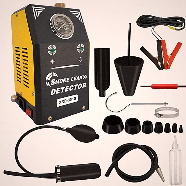 Smoke Machine Automotive with Built-in Air Pump and Pressure Gauge, Automotiv...