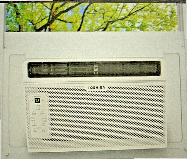 Toshiba 6,000 BTU 115V Window Air Conditioner with Wi-Fi & Remote, White New